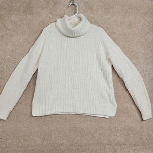 Madewell Turtleneck Wool Alpaca Pullover Knit Sweater Women's Size Medium